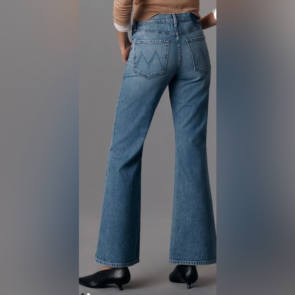 MOTHER “BOOKIE FLOOD” WASH: DEANS LIST *HIGH WAIST/BOOT CUT SIZE 28 *NWT $268.00 - Picture 2 of 14